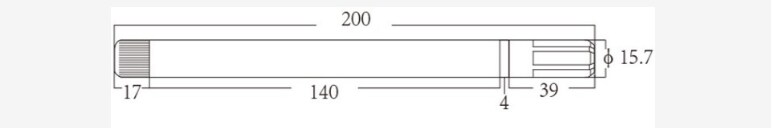 Mechanical Drawing - DFRobot SEN0438 RS485 Temperature & Humidity Sensor